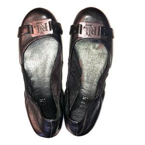 Ralph Lauren Black Flats
